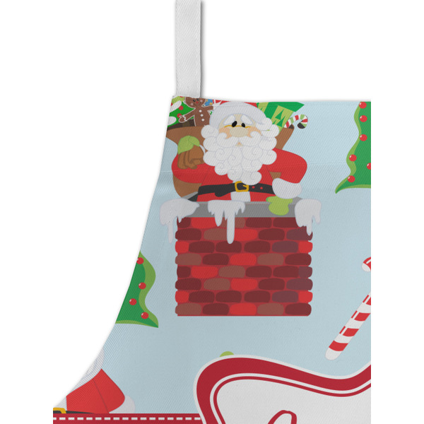 Santa and Presents Kid's Aprons - Detail
