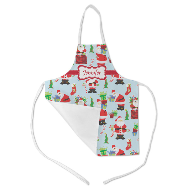 Santa and Presents Kid's Aprons - Medium - Main (med/lrg)
