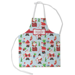 Santa and Presents Kid's Apron - Small (Personalized)