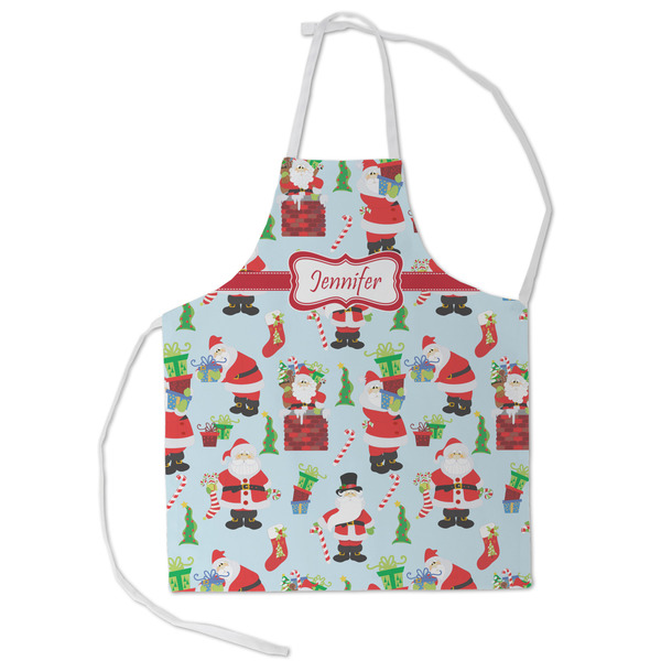 Custom Santa and Presents Kid's Apron - Small (Personalized)