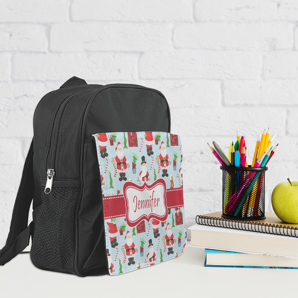 Santa and Presents Kid's Backpack - Lifestyle