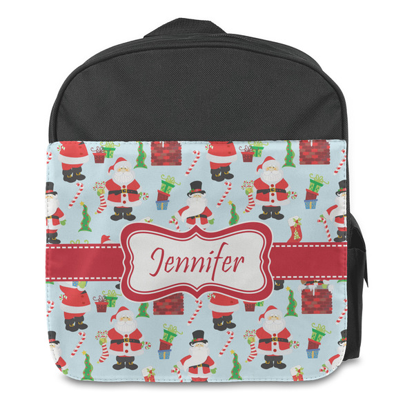 Santa and Presents Kids Backpack - Front