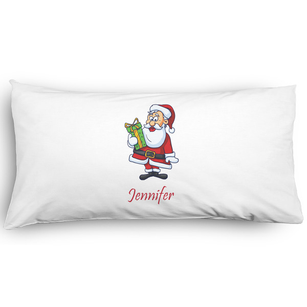 Custom Santa and Presents Pillow Case - King - Graphic (Personalized)