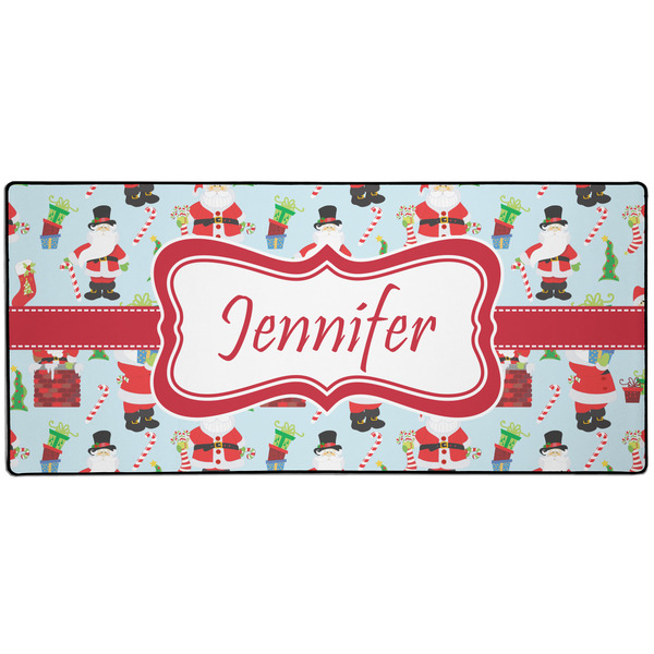Custom Santa and Presents Gaming Mouse Pad (Personalized)