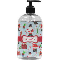 Santa and Presents Plastic Soap / Lotion Dispenser (Personalized)