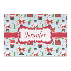 Santa and Presents Large Rectangle Car Magnet (Personalized)