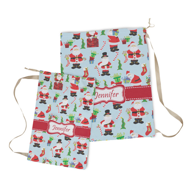 Santa and Presents Laundry Bag - Both Bags