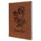 Santa and Presents Leather Sketchbook (Personalized)