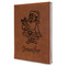 Santa and Presents Leather Sketchbook - Large - Single Sided (Personalized)