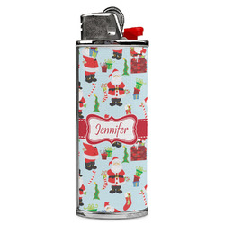 Santa and Presents Case for BIC Lighters (Personalized)