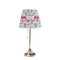 Santa and Presents Poly Film Empire Lampshade - On Stand
