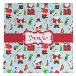 Santa and Presents Microfiber Dish Towel (Personalized)
