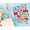 Santa and Presents Microfiber Dish Rag - LIFESTYLE
