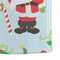 Santa and Presents Microfiber Dish Towel - DETAIL