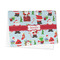 Santa and Presents Microfiber Dish Towel - FOLDED HALF