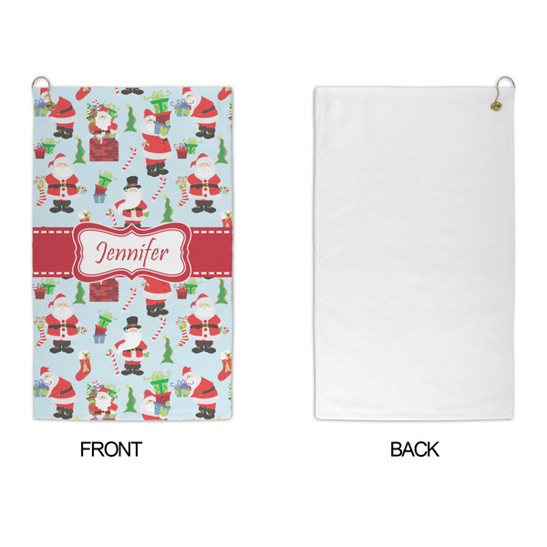 Santa and Presents Microfiber Golf Towels - APPROVAL