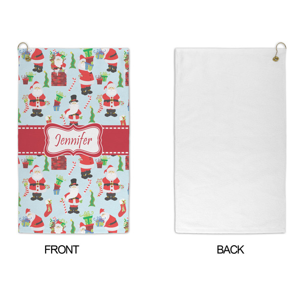 Santa and Presents Microfiber Golf Towels - APPROVAL