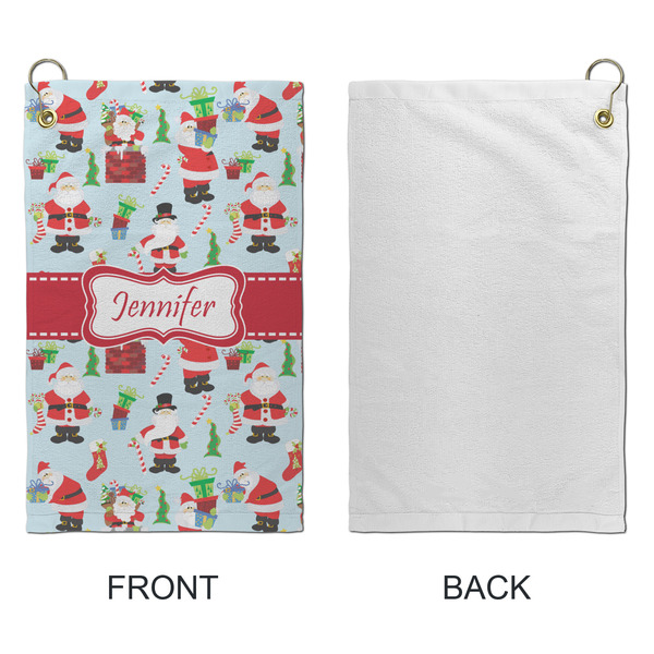 Santa and Presents Microfiber Golf Towels - Small - APPROVAL