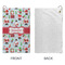 Santa and Presents Microfiber Golf Towels - Small - APPROVAL