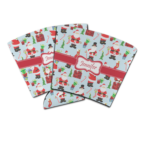 Custom Santa and Presents Party Cup Sleeve (Personalized)