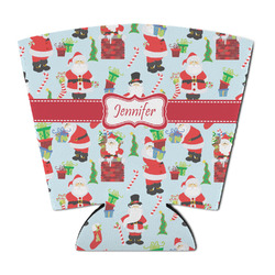 Santa and Presents Party Cup Sleeve - with Bottom (Personalized)