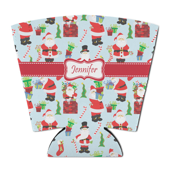 Custom Santa and Presents Party Cup Sleeve - with Bottom (Personalized)