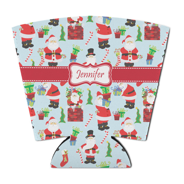 Custom Santa and Presents Party Cup Sleeve - with Bottom (Personalized)