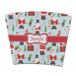 Santa and Presents Party Cup Sleeve - without bottom (Personalized)