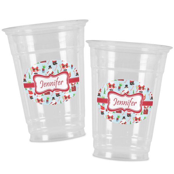 Santa and Presents Party Cups - 16oz - Alt View