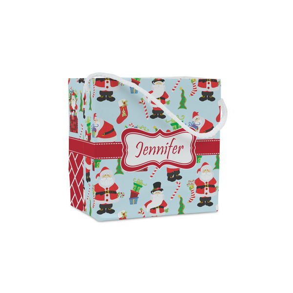 Custom Santa and Presents Party Favor Gift Bags (Personalized)