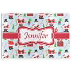 Santa and Presents Disposable Paper Placemats (Personalized)