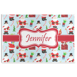 Santa and Presents Disposable Paper Placemats (Personalized)