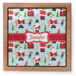 Santa and Presents Pet Urn w/ Name or Text