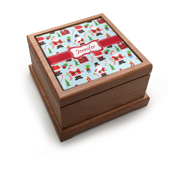 Custom Santa and Presents Pet Urn w/ Name or Text