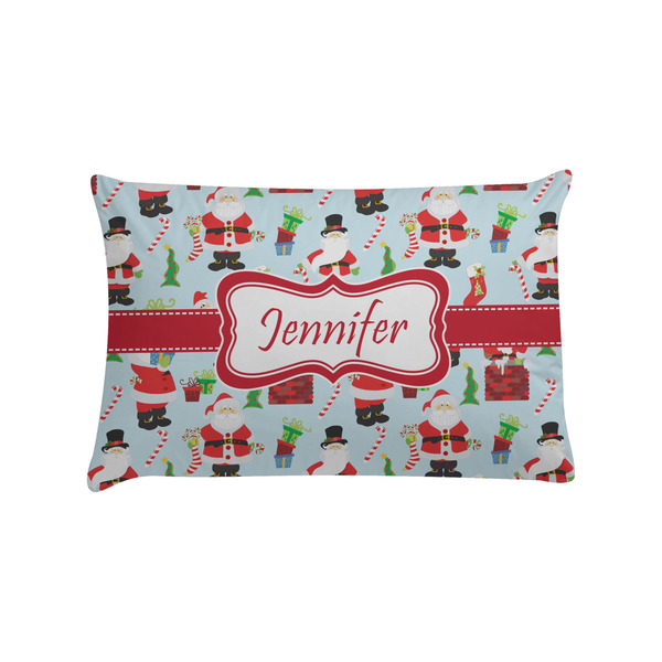 Custom Santa and Presents Pillow Case - Standard w/ Name or Text