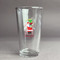 Santa and Presents Pint Glass - Full Color Logo (Personalized)