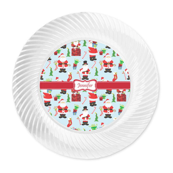 Santa and Presents Plastic Party Dinner Plates - Approval