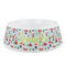 Santa and Presents Plastic Dog Bowl - Medium (Personalized)
