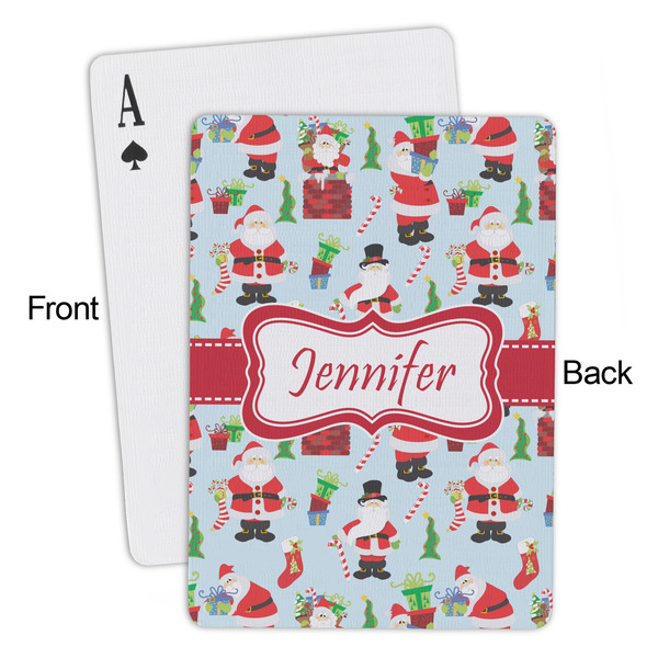Santa and Presents Playing Cards - Approval