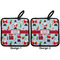 Santa and Presents Pot Holders - Set of 2 APPROVAL