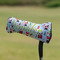 Santa and Presents Putter Cover - On Putter