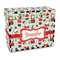 Santa and Presents Recipe Box - Full Color - Front/Main
