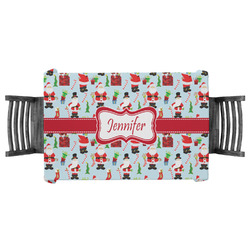 Santa and Presents Tablecloth - 58"x58" w/ Name or Text