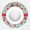 Santa and Presents Round Linen Placemats - LIFESTYLE (single)