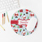 Santa and Presents Round Mousepad - LIFESTYLE 2