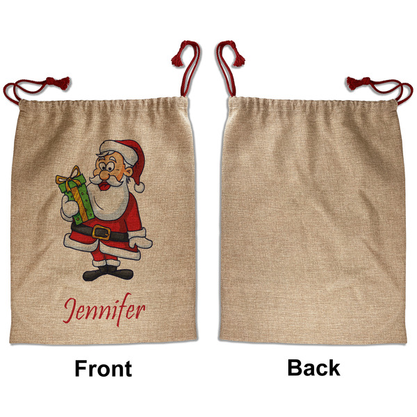 Santa and Presents Santa Bag - Approval - Front