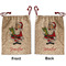 Santa and Presents Santa Sack - Front & Back (Personalized)