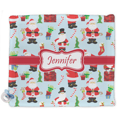 Santa and Presents Security Blankets - Double Sided (Personalized)