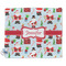 Santa and Presents Security Blanket - Front View