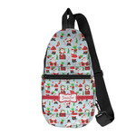 Santa and Presents Sling Bag (Personalized)
